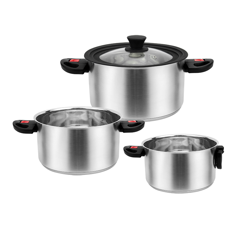 Goldensea New Design Pcs Stainless Steel Casserole Set Induction